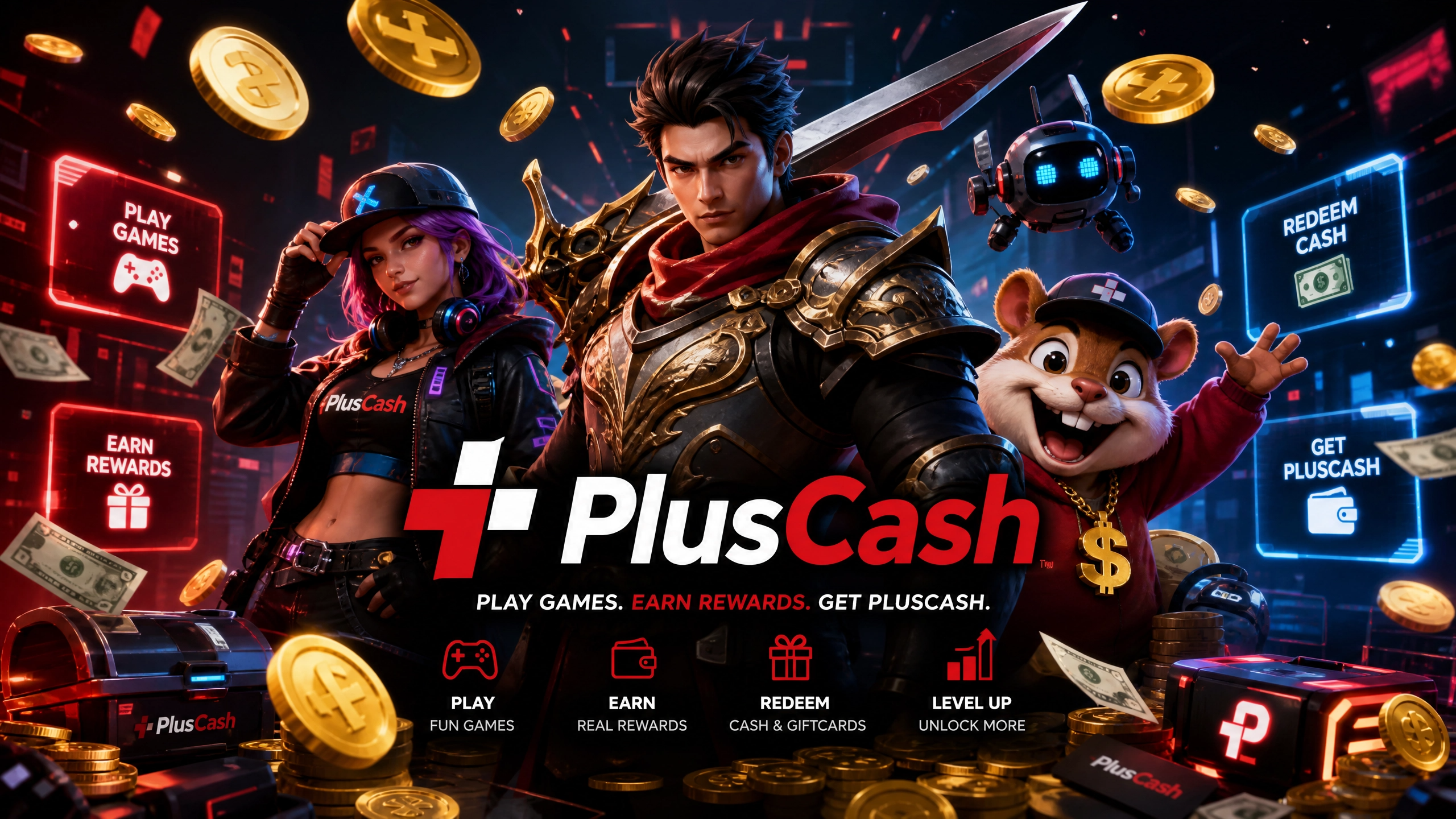 PlusCash Gaming Rewards